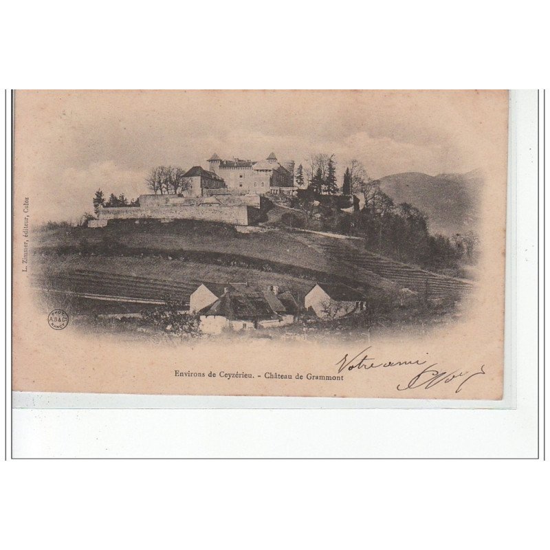 Environs de CEYZERIEU - Château de Grammont - Très bon état