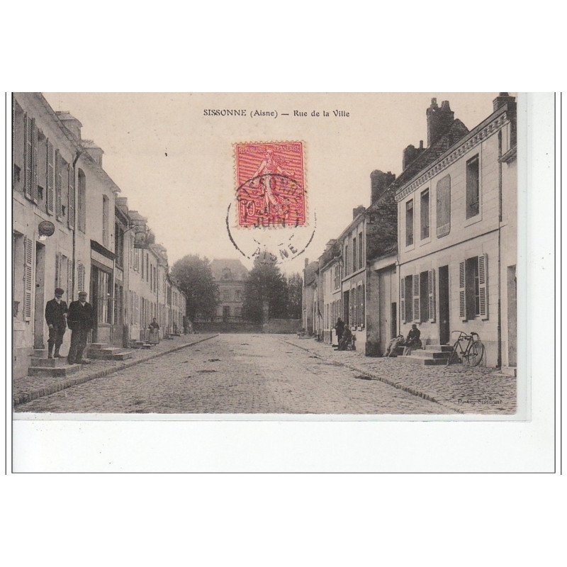SISSONNE - Rue de la Ville - Très bon état