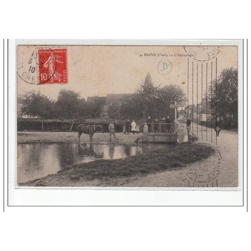 RIANS - L'abreuvoir - très bon état