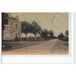 GANNAY SUR LOIRE - Avenue du Canal -  état (décollée partiellement)