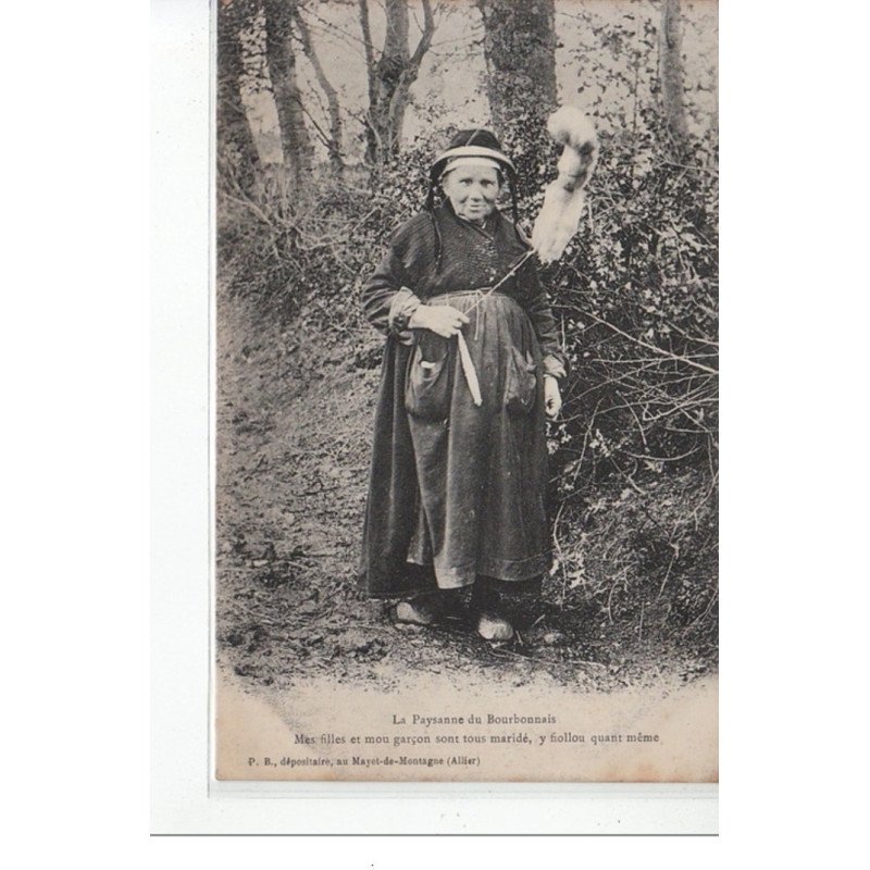 TYPE BOURBONNAIS - La Paysanne du Bourbonnais - très bon état TYPE BOURBONNAIS - La Paysanne du Bourbonnais - très bon état