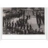 BIARRITZ : lot de 7 photos format cartes photos d'un défilé militaire vers 1945 - très bon état