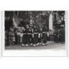 ANTIBES : lot de 8 photos format cartes photos d'un défilé militaire vers 1945 - très bon état