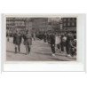 STRASBOURG : lot de 15 photos format cartes photos d'un défilé militaire vers 1945 - très bon état