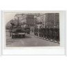 STRASBOURG : lot de 15 photos format cartes photos d'un défilé militaire vers 1945 - très bon état