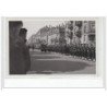 STRASBOURG : lot de 15 photos format cartes photos d'un défilé militaire vers 1945 - très bon état