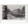 STRASBOURG : lot de 15 photos format cartes photos d'un défilé militaire vers 1945 - très bon état