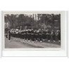 STRASBOURG : lot de 15 photos format cartes photos d'un défilé militaire vers 1945 - très bon état