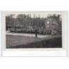 STRASBOURG : lot de 15 photos format cartes photos d'un défilé militaire vers 1945 - très bon état