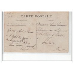 ROUEN : carte photo d'ouvriers (attelage) - très bon état