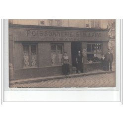 ROUEN : carte photo de la poissonnerie Saint Hilaire (SAMSON) - très bon état