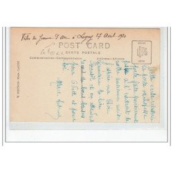 LAGNY : carte photo des fêtes de Jeanne d'Arc en 1930 - très bon état
