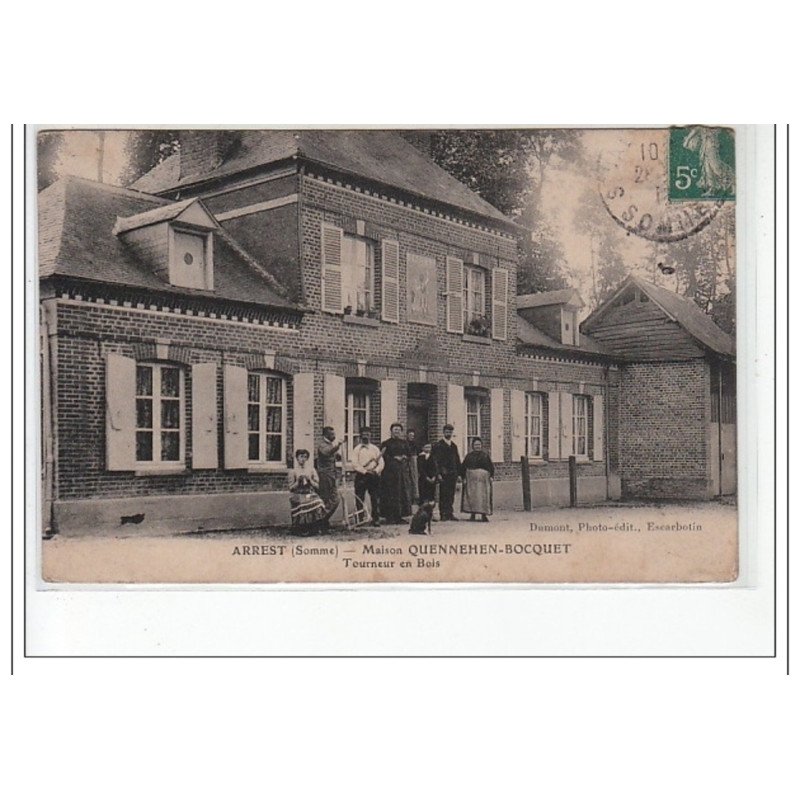 ARREST : la maison QUENNEHEN-BOCQUET - tourneur en bois - très bon état