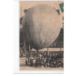 FRIVILLE - ESCARBOTIN : le ballon gonflé - (ballon rond) état (plis)