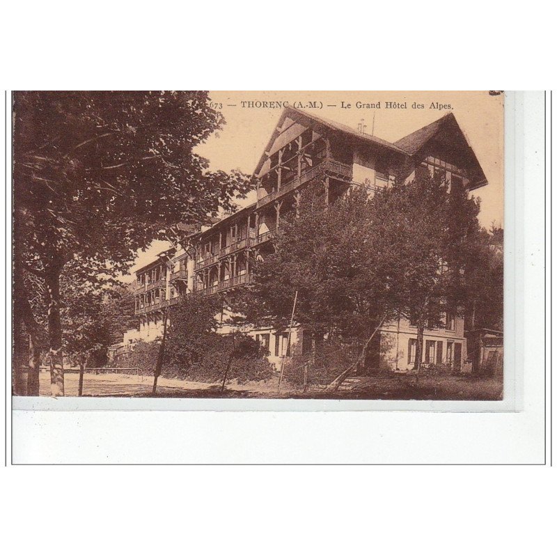 THORENC - Le Grand Hôtel des Alpes - très bon état