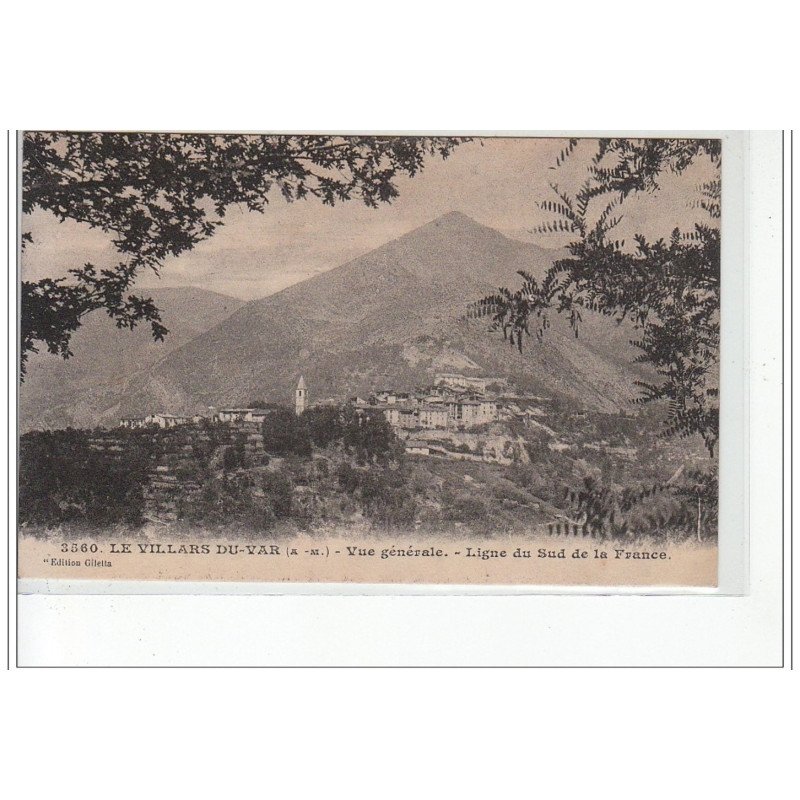 LE VILLARS DU VAR - Vue générale - Ligne du Sud de la France - très bon état