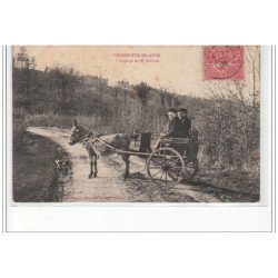 PIERREFITTE EN AUGE : l'attelage de monsieur le curé - état (traces)