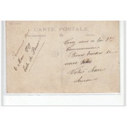 BENON : carte photo d'une classe d'école en 1919 - très bon état