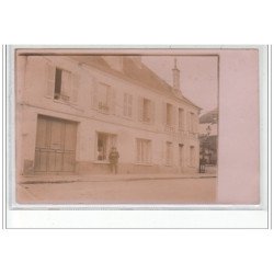 ANET : carte photo de l'hôtel de la rose - bon état (un coin légèrement plié)