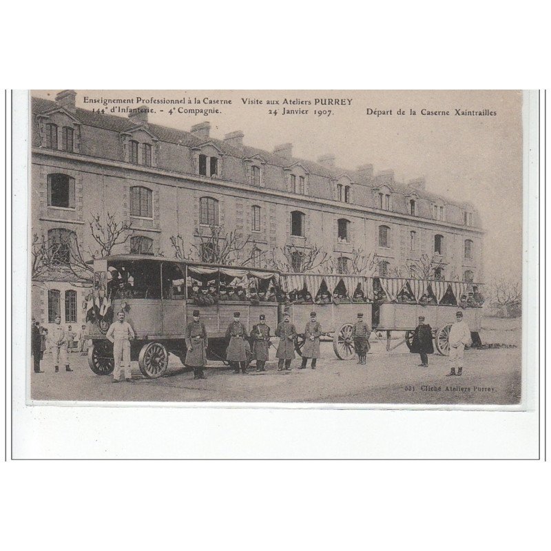 BORDEAUX : train renard système PURREY (militaires ) - très bon état