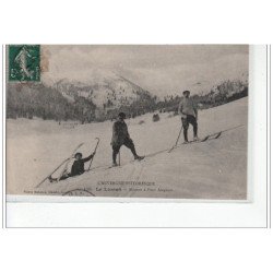 LE LIORAN - Skieurs à Font Alagnon - très bon état