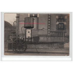 CHATEAUBRIANT : lot de 2 cartes photos d'alambic vers 1910 ( Honoré PINARD achat-vente) - très bon état