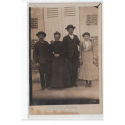 CHANGE : carte photo de l'attelage des chemins de fer ( on joint 2 autres cartes photos venant de la même archive)