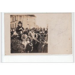 CHATILLON EN BAZOIS : lot de 6 cartes photos de l'élection des Reines du Bazois  - très bon état