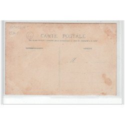 LIANCOURT : carte photo de terrassiers  avec le rouleau compresseur vers 1910 - très bon état
