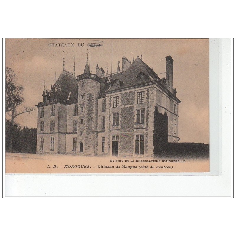 MOROGUES - Château de Maupas (côté de l'entrée) - très bon état
