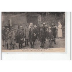 Préventorium du GLANDIER - Réception d'un convoi d'arrivée d'enfants  - très bon état