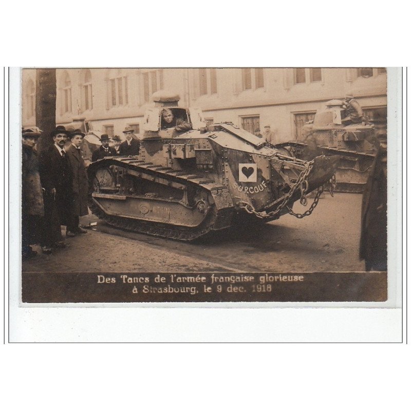 STRASBOURG : lot de 6 cartes postales """"libération de Strasbourg en 1918 (République) - très bon état