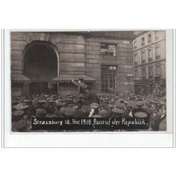 STRASBOURG : lot de 6 cartes postales """"libération de Strasbourg en 1918 (République) - très bon état