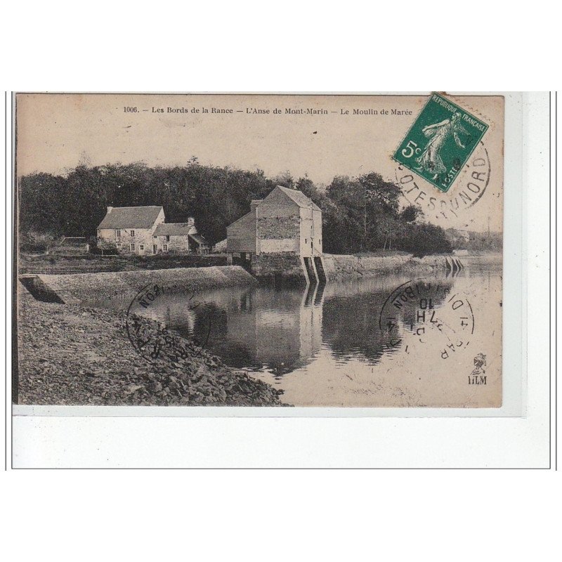 COTES D'ARMOR - Les Bords de la Rance - L'anse de Mont-Marin - la moulin de marée - très bon état