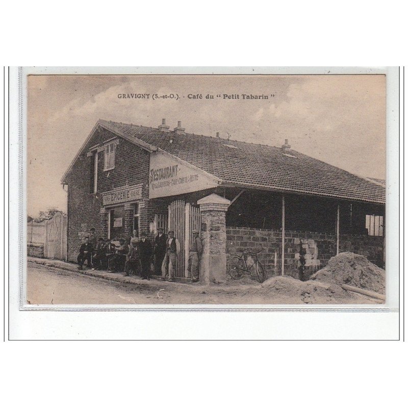 GRAVIGNY : le café du """"Petit Tabarin""""- très bon état