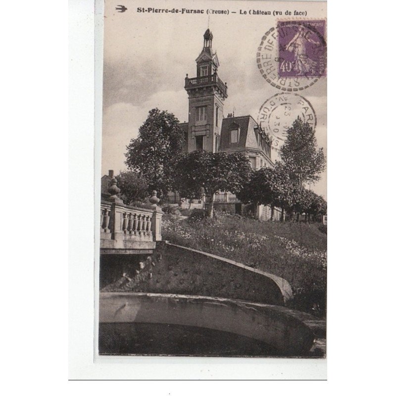 SAINT PIERRE DE FURSAC - Le château - très bon état SAINT PIERRE DE FURSAC - Le château - très bon état
