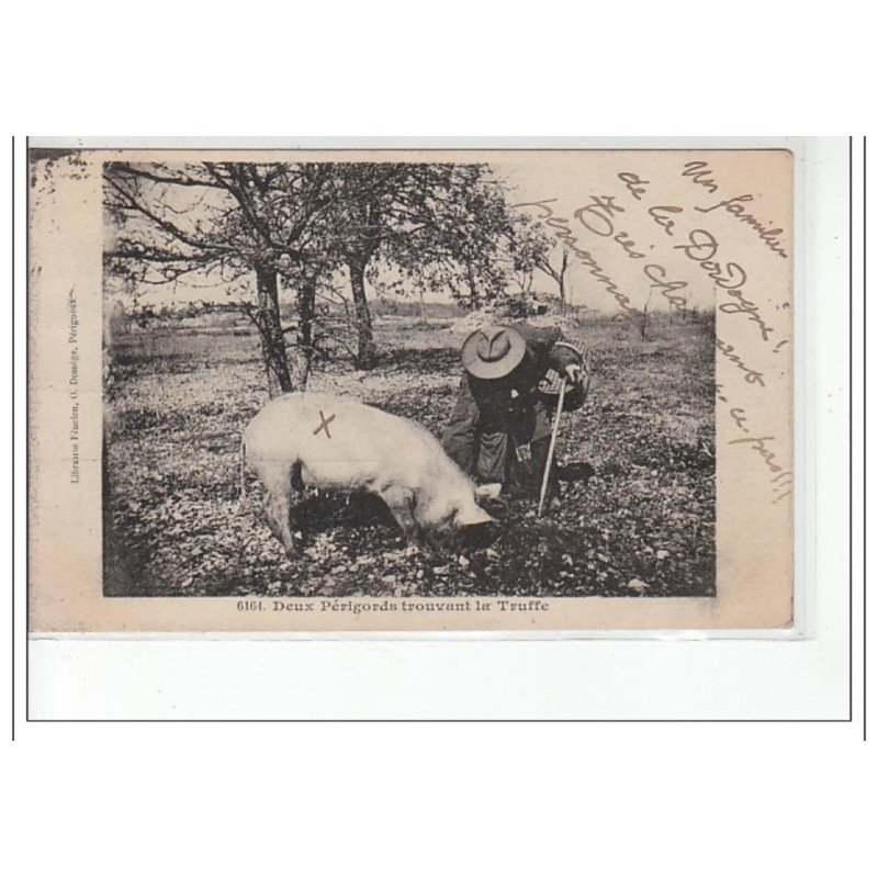 TYPES DORDOGNE - """"Deux Périgords trouvant la truffe"""" - très bon état