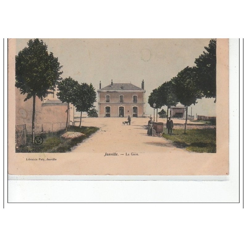 JANVILLE  - La gare - très bon état