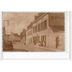 GUILVINEC - Rue de Penmarch et le Restaurant du Centre - très bon état