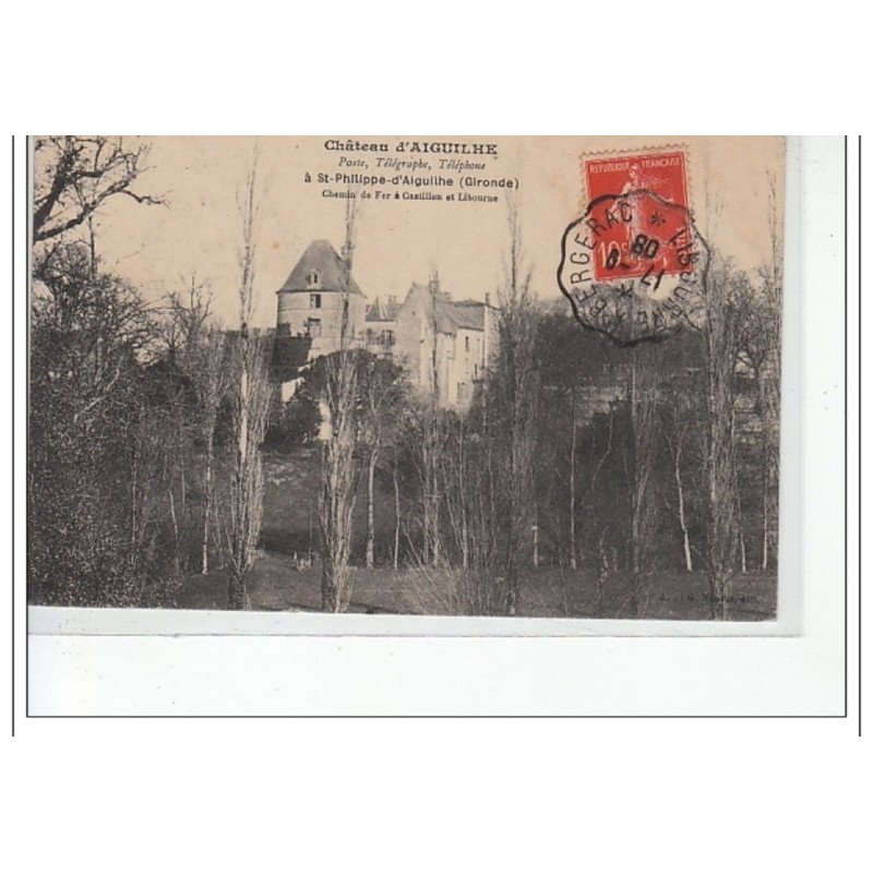 SAINT PHILIPPE D' AIGUILHE - Château d'Aiguilhe - très bon état