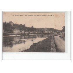 VERETZ - Vue d'ensemble prise de la rive droite du Cher - très bon état