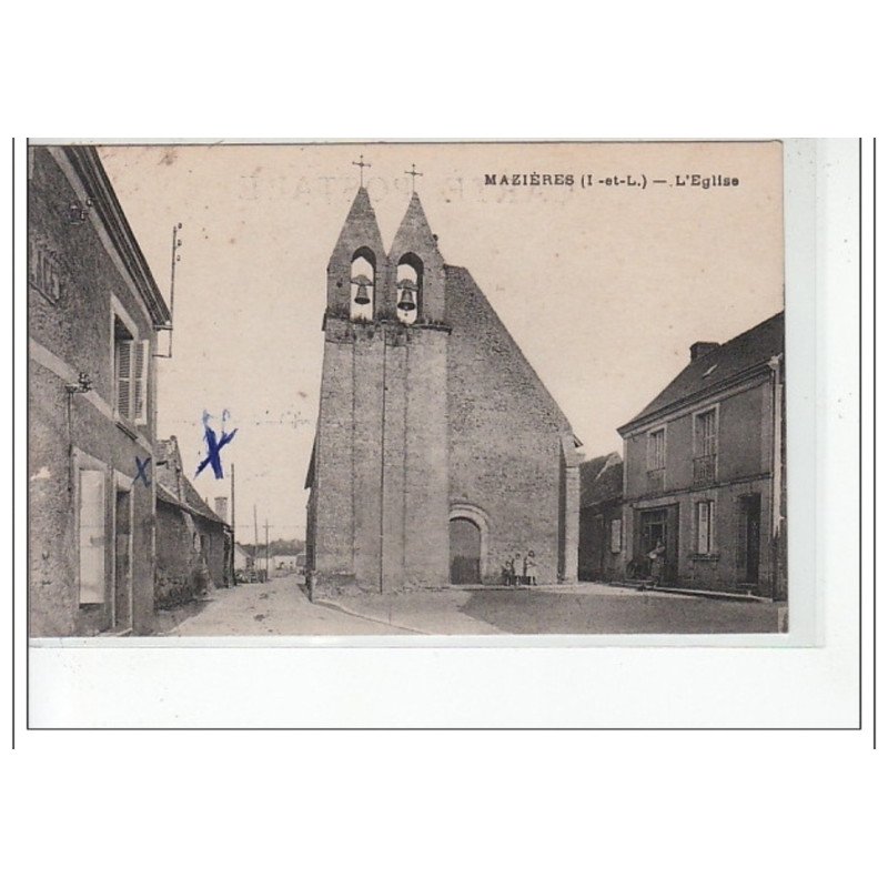 MAZIERES - L'église - très bon état