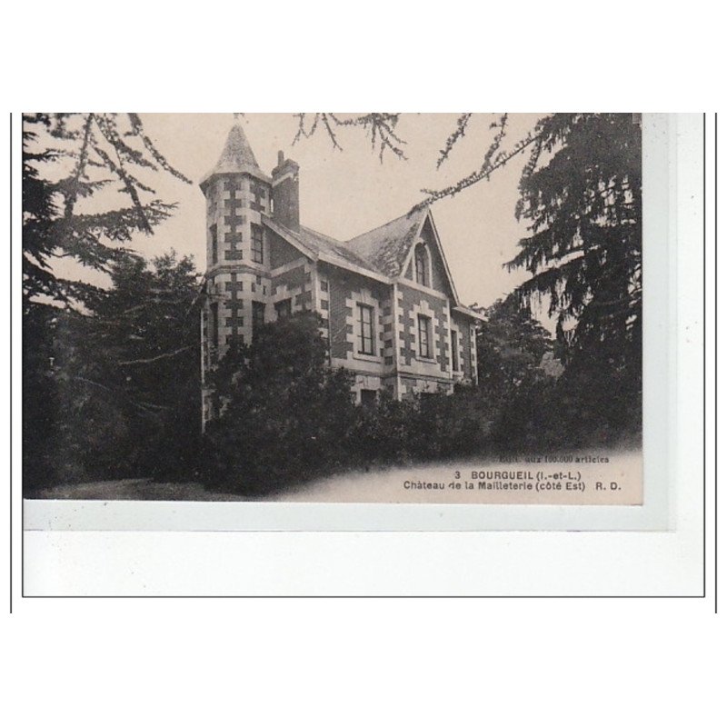 BOURGUEIL - Château de la Mailleterie (côté est) - très bon état