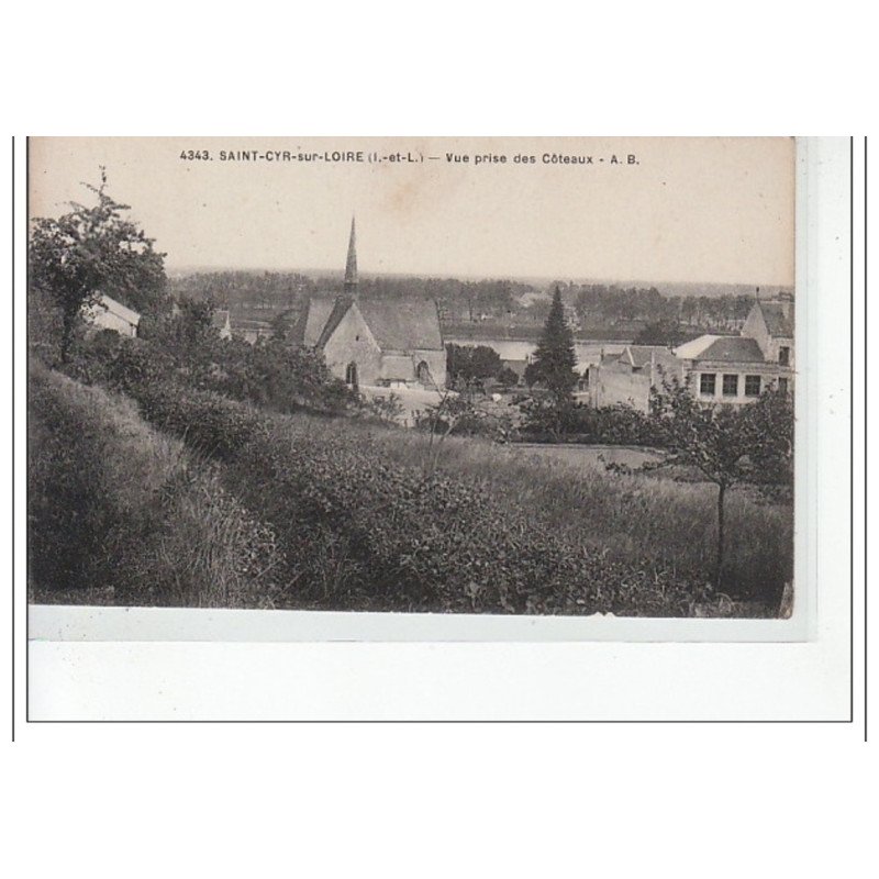SAINT CYR SUR LOIRE - Vue prise des coteaux - très bon état SAINT CYR SUR LOIRE - Vue prise des coteaux - très bon état