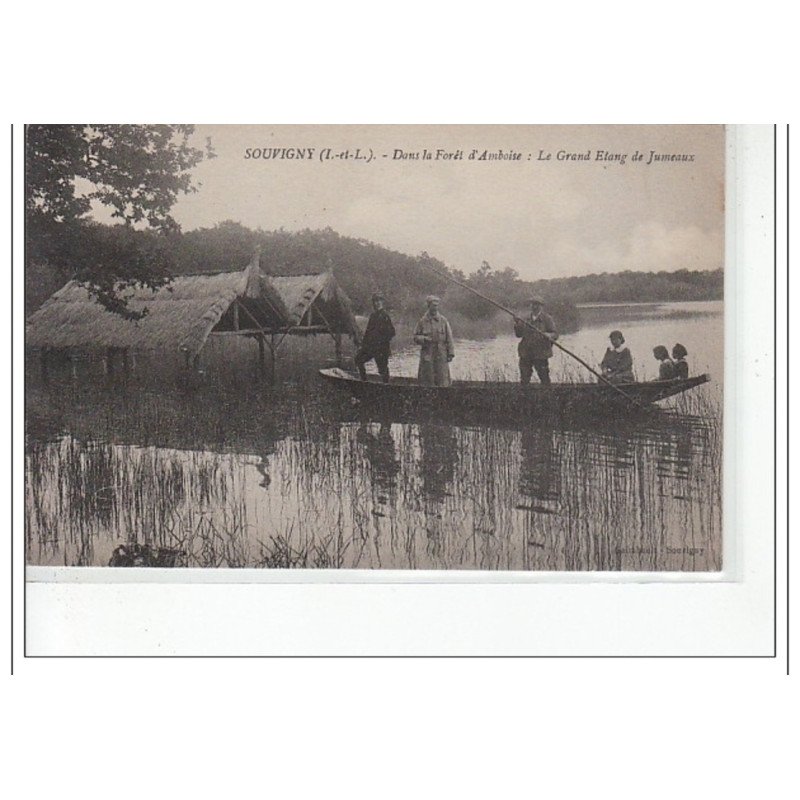 SOUVIGNY - Dans la forêt d'Amboise: le Grand Etang des Jumeaux - très bon  état
