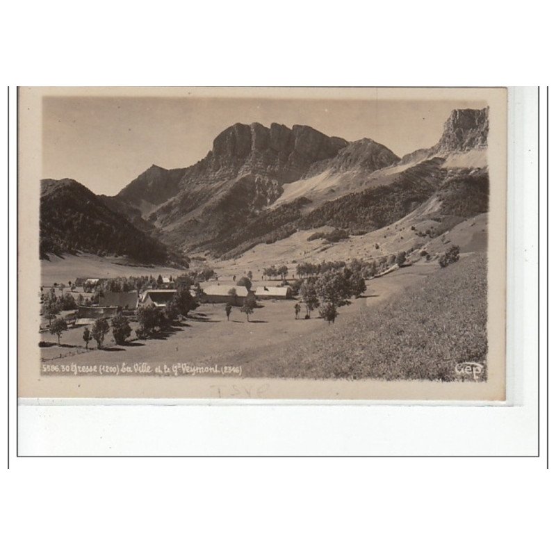 GRESSE - La Ville et le Grand Veymont - très bon  état