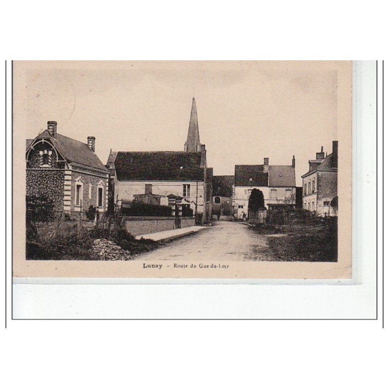 LUNAY - La route du Gue-du-Loir - très bon état