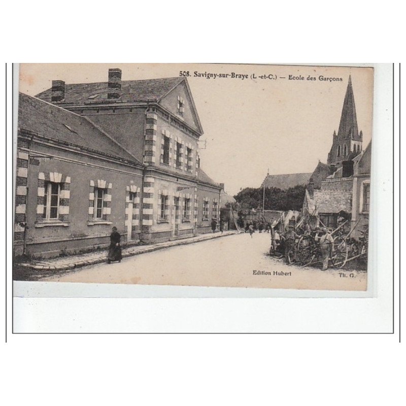 SAVIGNY SUR BRAYE  - Ecole des Garçons - très bon état