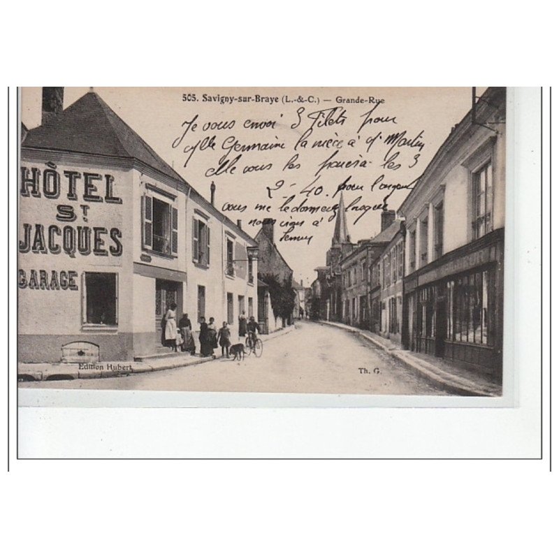 SAVIGNY SUR BRAYE  - Grande Rue - très bon état