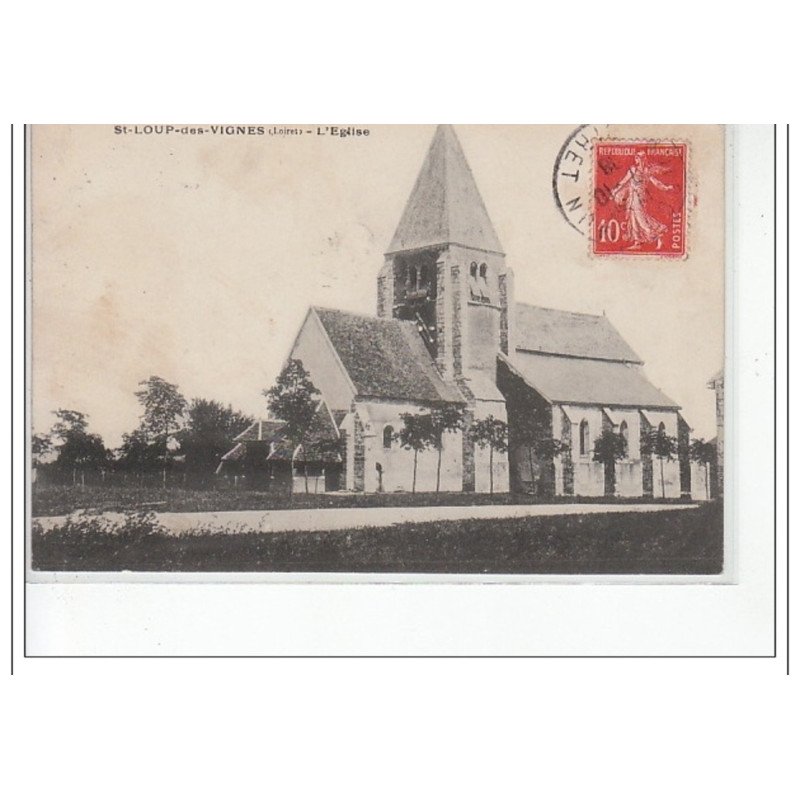SAINT LOUP DES VIGNES - L'église - très bon état